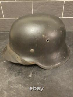 WW2 German M42 Helmet Original, large(size 68)