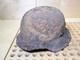 WW2 German M42 Helmet Relic Courland Pocket Uncleaned Paint Remains #147