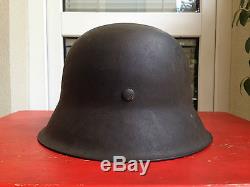 WW2 German M42 ND Heer Helmet Named and Original