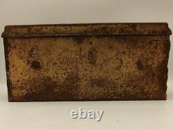 WW2 German MG34 MG42 Metal Tan Ammo Box Wehrmacht LW Original Relic Barn find