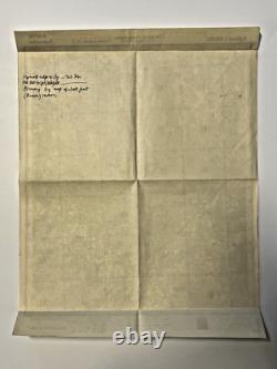 WW2 German Map Captured By US Intelligence Division April 1945 Russia Sector