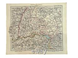 WW2 German Map Rare Original'DEUTSCHES REICH