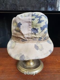 WW2 German, Oak Leaf A Pattern Reversible Camouflage Field Cap Einheitsfeldmütze