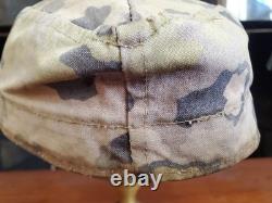 WW2 German, Oak Leaf A Pattern Reversible Camouflage Field Cap Einheitsfeldmütze