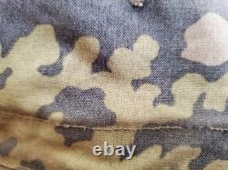 WW2 German, Oak Leaf A Pattern Reversible Camouflage Field Cap Einheitsfeldmütze