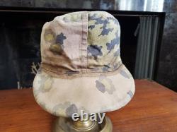 WW2 German, Oak Leaf A Pattern Reversible Camouflage Field Cap Einheitsfeldmütze