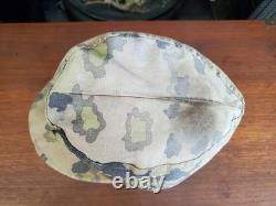 WW2 German, Oak Leaf A Pattern Reversible Camouflage Field Cap Einheitsfeldmütze