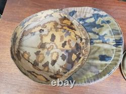 WW2 German, Oak Leaf A Pattern Reversible Camouflage Field Cap Einheitsfeldmütze