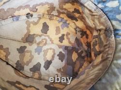 WW2 German, Oak Leaf A Pattern Reversible Camouflage Field Cap Einheitsfeldmütze