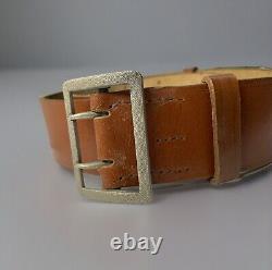 WW2 German Officer Leather Belt 1942 Berlin Wehrmacht Heer Luftwaffe WWII