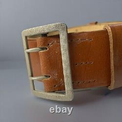 WW2 German Officer Leather Belt 1942 Berlin Wehrmacht Heer Luftwaffe WWII