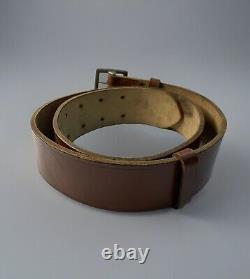 WW2 German Officer Leather Belt 1942 Berlin Wehrmacht Heer Luftwaffe WWII