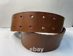 WW2 German Officer Leather Belt 1942 Berlin Wehrmacht Heer Luftwaffe WWII