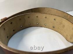 WW2 German Officer Leather Belt 1942 Berlin Wehrmacht Heer Luftwaffe WWII