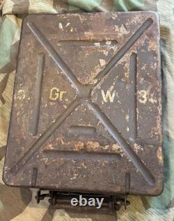 WW2 German Original 8cm mortar Round Box MG34 MG42 Kiste Wehrmacht