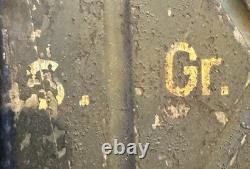 WW2 German Original 8cm mortar Round Box MG34 MG42 Kiste Wehrmacht