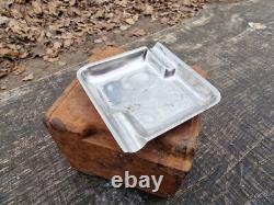 WW2 German Original Ashtray Cromargan from the German bunker relic