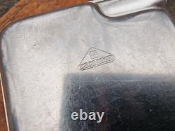 WW2 German Original Ashtray Cromargan from the German bunker relic