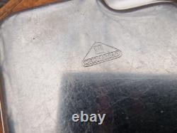 WW2 German Original Ashtray Cromargan from the German bunker relic