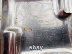 WW2 German Original Ashtray Cromargan from the German bunker relic