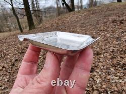 WW2 German Original Ashtray Cromargan from the German bunker relic