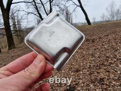 WW2 German Original Ashtray Cromargan from the German bunker relic