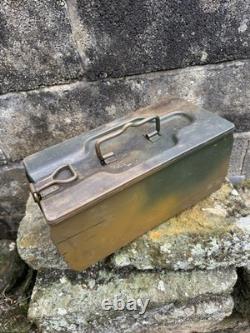 WW2 German Original BSW 1938 camouflage MG34 MG42 Camo Tool Box Kiste Wehrmacht