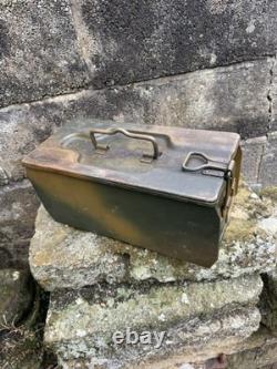 WW2 German Original BSW 1938 camouflage MG34 MG42 Camo Tool Box Kiste Wehrmacht