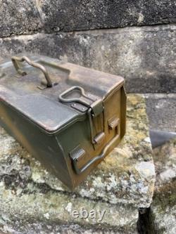 WW2 German Original BSW 1938 camouflage MG34 MG42 Camo Tool Box Kiste Wehrmacht