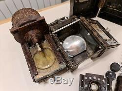 WW2 German Original Bakelite Carbide Lantern Lamp And Rare Accessories