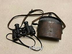 WW2 German Original Binocular Wehrmacht Field Gear Item Dienstglas