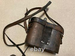 WW2 German Original Binocular Wehrmacht Field Gear Item Dienstglas