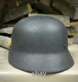 WW2 German Original M35 helmet size 68 Free Shipping