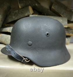 WW2 German Original M35 helmet size 68 Free Shipping