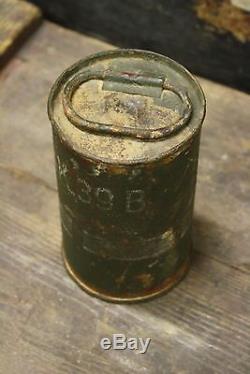 WW2 German Original N. B. K 39 B Nebelkerzen Relic Empty Collectable Potato Box