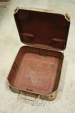 WW2 German Original Tellermine 42 Mine Box Case Wehrmacht Dated 1942 Tan Afrika