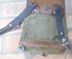 WW2 German Original Tornister Back Pack Wehrmacht Backpack 1938 Horse hair, A 43