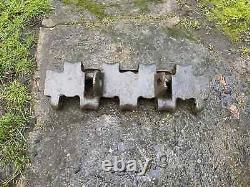 WW2 German Panzer Tank Pz. Kpfw. V Panther track link part (battle demages)