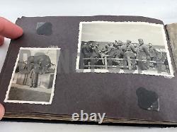 WW2 German Photo Album Kriegserinnerungen 64 PICTURES! WWII Heer Germany