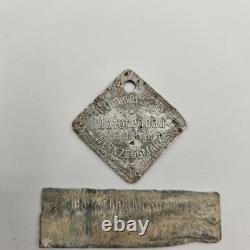 WW2 German Pommersche Motorenwerke Werkzeugmarke & Inventar Tags Junkers PoMo