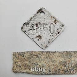 WW2 German Pommersche Motorenwerke Werkzeugmarke & Inventar Tags Junkers PoMo