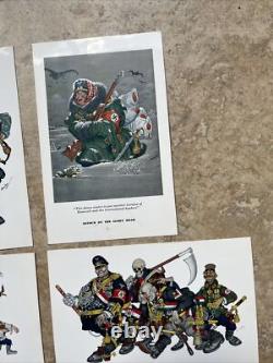 WW2 German Post Cards Esky Propaganda Collection Lot Of 4