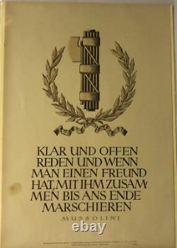 WW2 German Poster 1942 Rare Original