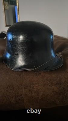 WW2 German Rare Original Volcan Fibre Parade Helmet Stamped 40 Size 58