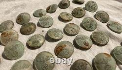 WW2 German Reichsbahn Railway Uniform Buttons J. F. S Original Lot Antique