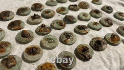 WW2 German Reichsbahn Railway Uniform Buttons J. F. S Original Lot Antique