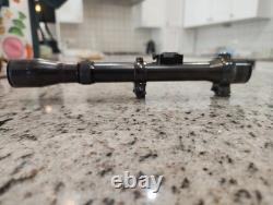 WW2 German SS 1st Panzer Div Gerard Sniper Sope with ZF39 Leather Case & Caps
