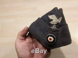 WW2 German Side cap Luftwaffe. Original
