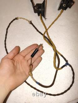 WW2 German Tanker Radio Headphones Dfh.b Luftwaffe Wehrmacht Panzer Vintage Head