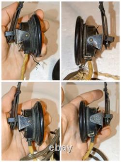 WW2 German Tanker Radio Headphones Dfh.b Luftwaffe Wehrmacht Panzer Vintage Head